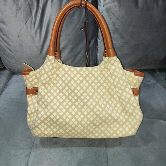 EUC KATE SPADE NEW YORK "STEVIE" VINTAGE CLASSIC SPADE STUCCO SHOULDER BAG - Picture 4 of 13